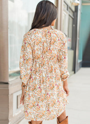 Vacation Style Flower Dress