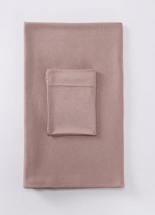 Women's Minimalist Modal Bottom Hat Integrated Scarf