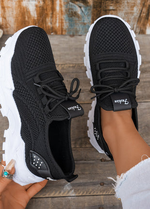 Fly Knit Mesh Thin Breathable Sports Shoes