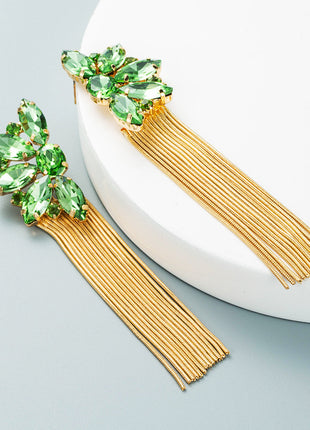 Half Flower Exaggerated Earrings