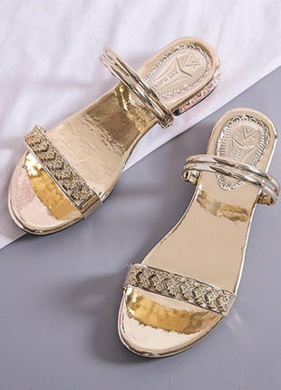 Korean Fairy Style Rhinestone Heels