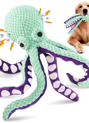 Octopus Pet Plush Toy Voice Shell Puzzle Bite Resistant Interactive