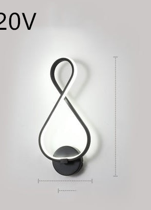 LED Nordic wall lamp 220V