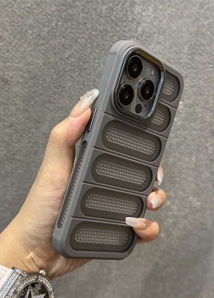 iPhone 11/12/13/14/15 Breathable Heat Dissipation Mesh Case