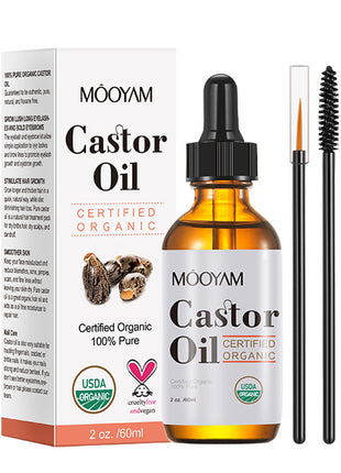 MOOYAM Castor Oil Hair Eyebrow Eyelash Care