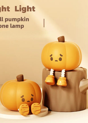 Home Decor Halloween Pumpkin Night Light Soft Silicone Lamp