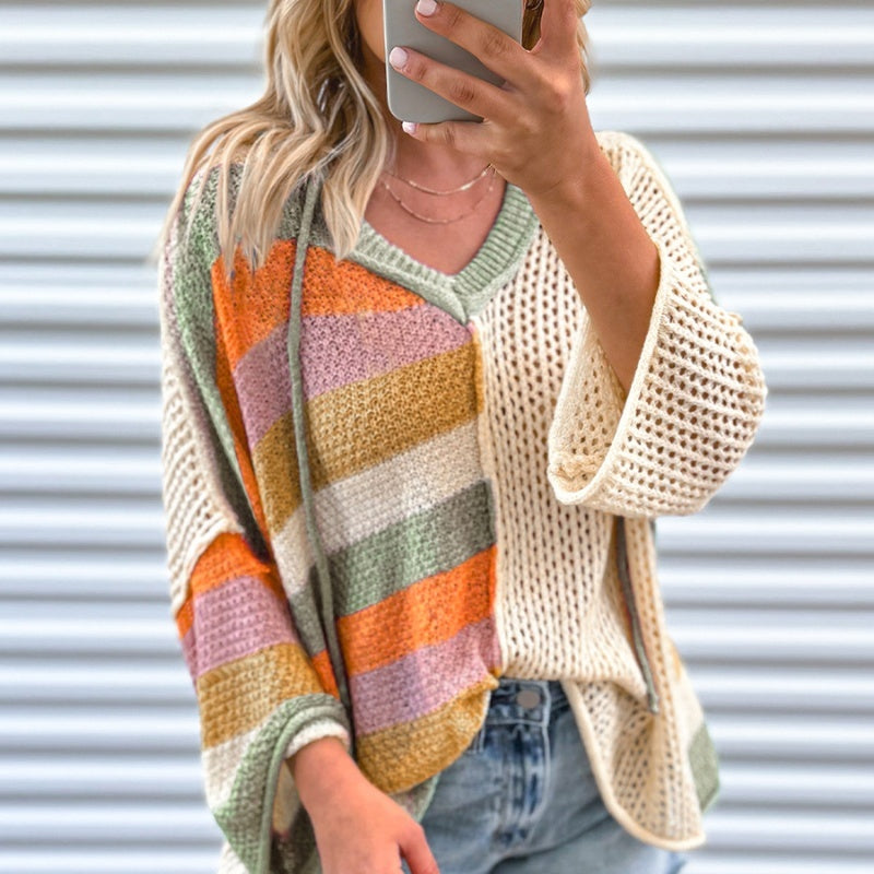 Pullover V-neck Sweater