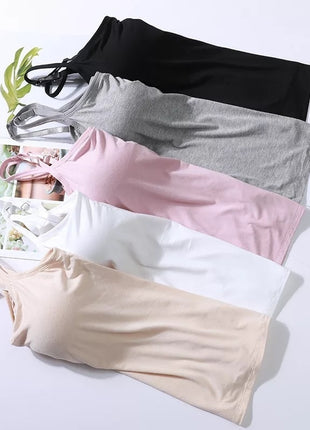 Modal Long Sling Vest Inner Wear-free Bra Top