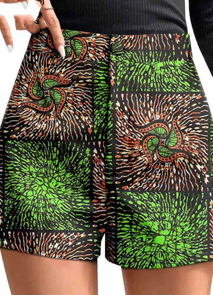 African Duplex Cotton Batik Shorts