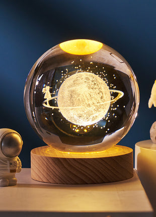 Crystal Ball Small Night Lamp Projection