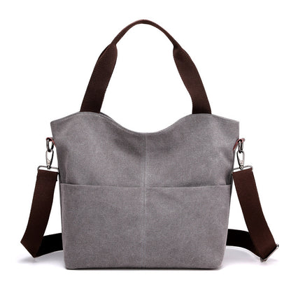 Korean Fashion Big Canvas Tote Handbags