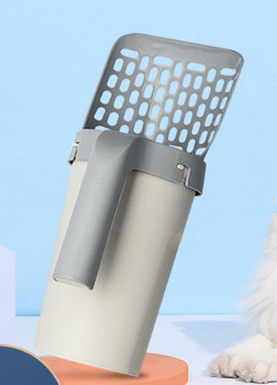 Storage Box Integrated Cat Litter Shovel Set