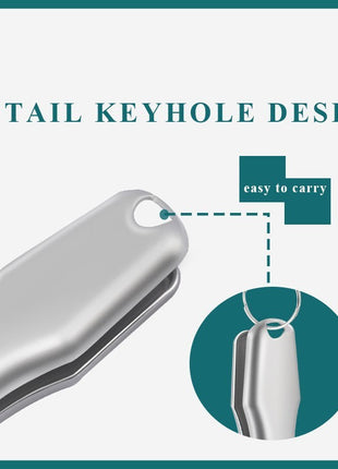 Splash-Resistant Stainless Steel Nail Clipper Set