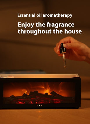 3D Flame Aromatherapy Oil Diffuser with Remote Control
