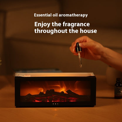 3D Flame Aromatherapy Oil Diffuser with Remote Control