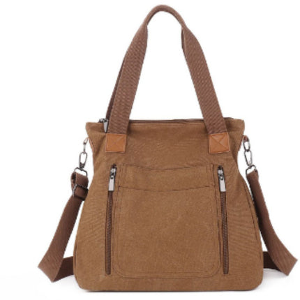 Women Canvas Tote Bag – Large Capacity Shoulder Bag