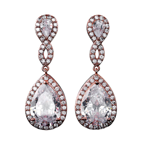 AAA Zircon Drop-shaped Earrings