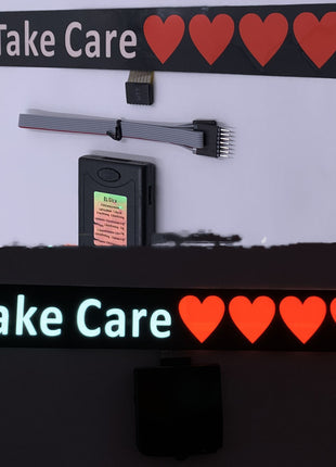 LED Car Windshield Glow Sign Panel