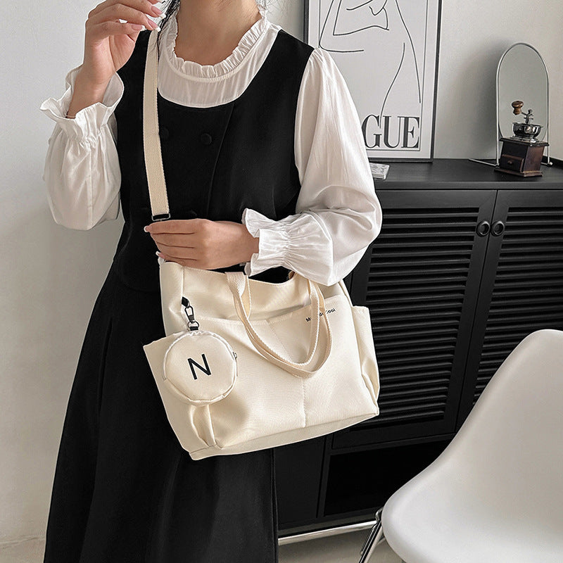 Unique design, stylish and beautiful Shoulder Crossbody Canvas Tote Handbag