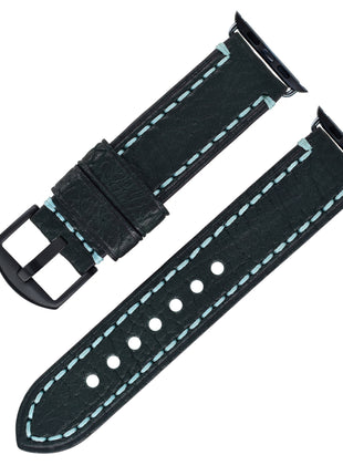 Casual Top Layer Cow Leather Watch Strap Applicable with Apple watch