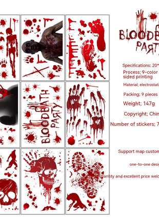 Halloween Window Stickers Set