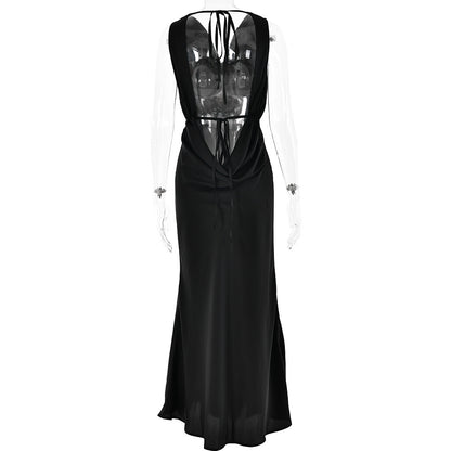 Banquet Style Evening Lace Up Long Dress