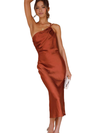 Back Lace Up Slim Fit Dress