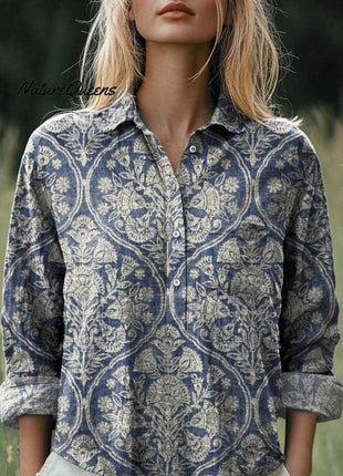 Casual Half-open Lapel Shirt