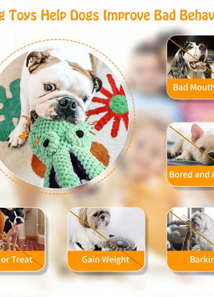 Octopus Pet Plush Toy Voice Shell Puzzle Bite Resistant Interactive