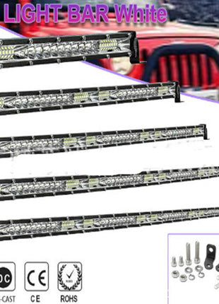 LED Ultra-thin Roof Front Bumper Single Row Long Strip Light