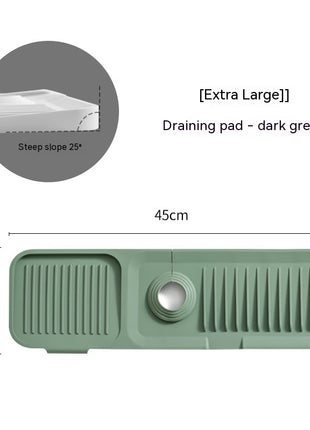 Faucet Silicone Mat Anti-splash with Drain