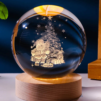 Crystal Ball Small Night Lamp Projection