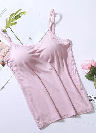 Modal Long Sling Vest Inner Wear-free Bra Top