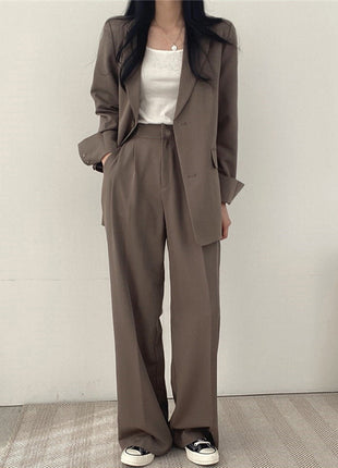 Korean Style Casual Suit Set