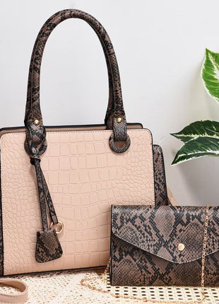 Serpentine Stitching Combination Two Bags