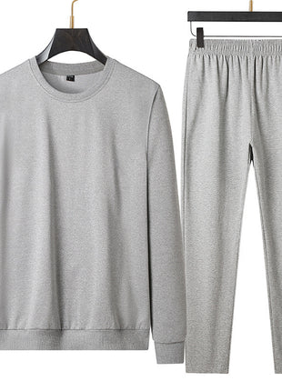 Spring And Autumn No Metal No Drawstring No Pocket Suit Casual Sweatshirt Trousers