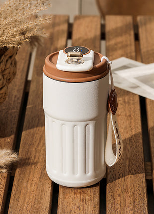 Smart Digital Thermal Bottle – Stainless Steel Insulated Coffee Mug (450ml)