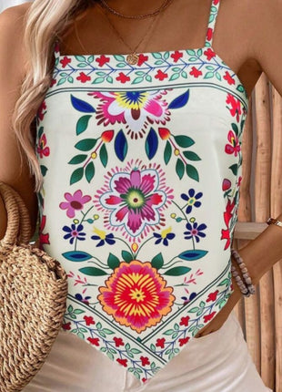 Printed Green Plant Positioning Top