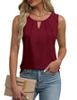 Round Neck Sleeveless Casual Short-sleeved T-shirt