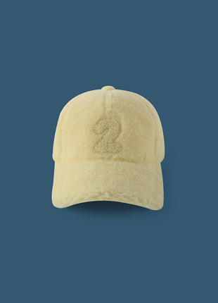 Numbers Lamb Wool Plush Hat
