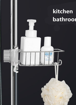 Adjustable Sink Drain Rack Sponge Storage Faucet Holder Soap Drainer Shelf Basket Organizer Kitchen Bathroom Accessories