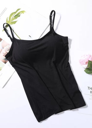 Modal Long Sling Vest Inner Wear-free Bra Top