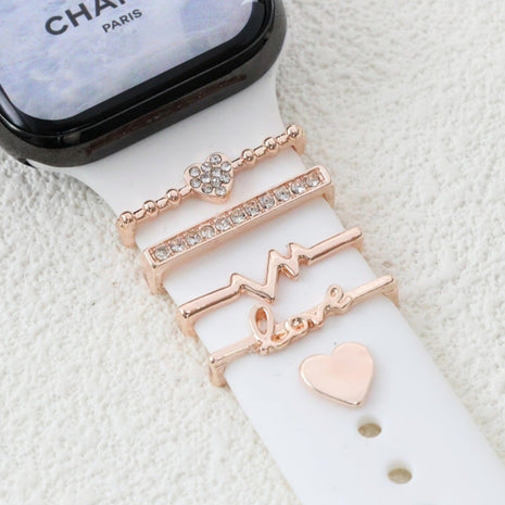 Strap DIY Decorative Buckle Silicone Watch Accessories