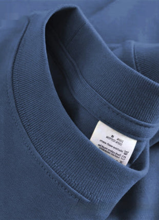 High Quality Pure Cotton Heavy Loose Bottoming Basic T-shirt