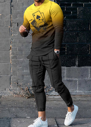 Long Sleeve & Pants Casual Suit