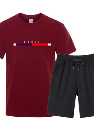 Cotton T-shirt & Shorts Two-piece Set