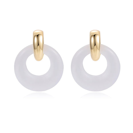 Fashionable Circle High-end Earrings