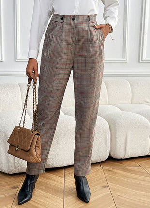Houndstooth Feet Ladies Suit Pant