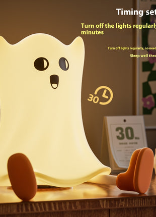 Halloween Silicone Ghost Shaped Lamp Touch Control