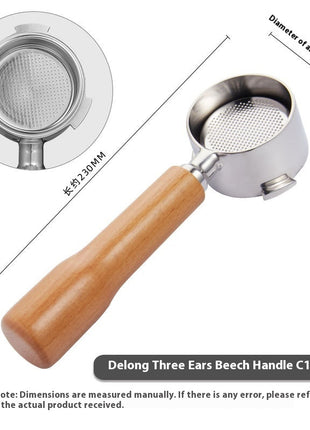 51mm Coffee Machine Modified Solid Wood Handle 43 types